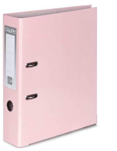 OFFICE CENTRE 1x Pastel Pink A4 Large 75mm Lever Arch File Folder Metal Edge Strengthened Stationery Document Archive Paper Storage Office School Home Easy Filing System 15 Colour Coding Wide Spine…