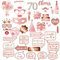 Kit d'accessoires de photomaton pour 70e anniversaire avec bâtons – Accessoires pour selfie, panneaux et décorations pour fête d'anniversaire des femmes