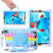 ESSTORE Funda Tablet 10 Universal para VANKYO MatrixPad S21, DUODUOGO P8/G12 Gowin P8, AOYODKG A32, Aitszon 10.1, Novel TTT 10 con Giratoria Mango Soporte/Hombro/Portalápices, Arco Iris Azul Claro