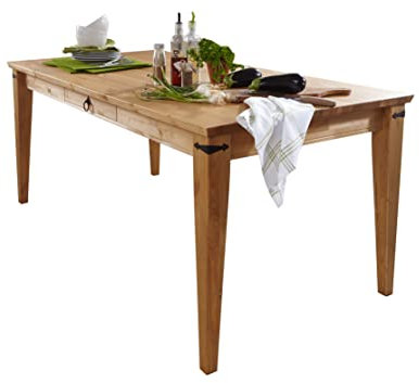 Woodroom Visby Esstisch, Kiefer, eichefarben, 180x90 cm
