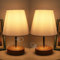 HSLighting Nachttischlampe Touch Dimmbar: Tischlampe Touch dimmbare Glühbirne 3 Helligkeitsstufen Einstellbar Schreibtischlampe minimalistische für Lesen Wohnzimme