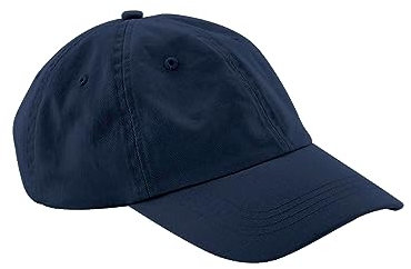 Beechfield Organic Cotton 6 Panel Dad Cap - Männer - Unisex-Erwachsene - Navy - Baseball Cap
