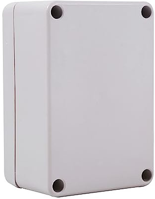 wasserdichte Verteilerdose, wetterfest und staubdicht, PS-Kunststoffverteilerdose für Elektro- und Kommunikationstechnik, DIY-Elektronikverteilerdose, Leistungsgehäuse (100x68x50mm)