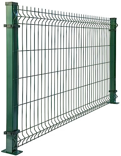 La zappa Pannello rigido per recinzione modulare plastificato Verde Border maglia 10 x 5 cm (200 x h 123 cm)