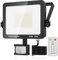 Motion Sensor Outdoor Security Light, 50W LED Floodlights with 3 Color Adjustment, IP66 Waterproof with Remote Control for Garden, Backyard, Garage, Doorways (3 Color 50W)