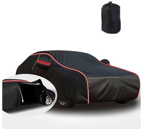 Autogarage Abdeckung Hagelschutz für Volkswagen Golf 8 GTI, Auto Abdeckplane Wasserdicht, Autogarage Abdeckung, Autoplane Atmungsaktiv, Uv Beständig, Reißfest Und Langlebig (Color : D, Size : Single