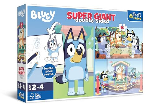 Trefl 42010 Bluey, Adventure with Bluey Children's Puzzle, Multi-Colour