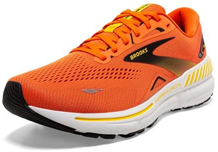 BROOKS 1103911D642 Adrenaline GTS 23 Herren Red Orange/Black/Yellow EU 44
