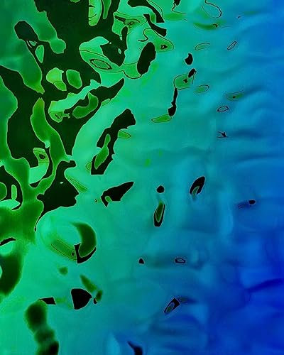 Wallface Wandpaneel selbstklebend Metalloptik | 3D-Struktur | Spiegeleffekt 27207-SA OCEAN Aqua - geprägte Wandverkleidung holographisch blau, grün 2,6 m²