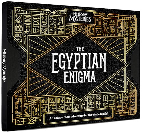 Mini Mysteries The Egyptian Enigma Immersive Historical Puzzle Game Perfect for Family Game Night, Solo Players or Party Groups, Escape Room with Online Play, 1 to 5 Players, Ages 8+