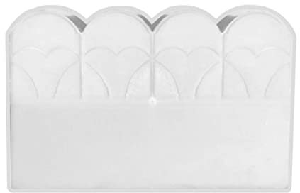 Tadoiooy Fence du Jardin, Bordure de pelouse, Bordure de Jardin Moule DIY béton de béton Moule en béton Brique Bordures de Moule en Bloc décoration pour pelouse
