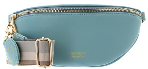 SEIDENFELT MANUFAKTUR Heby Beltbag Dusty Aqua/Gold