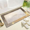 Badezimmerteppich 60X90Cm Golden Badteppich rutschfest Waschbar,Duschvorleger Schnelltrocknend,Stein Badematte,Diatomite Stone Bath Mat,Super Absorbierende Badvorleger
