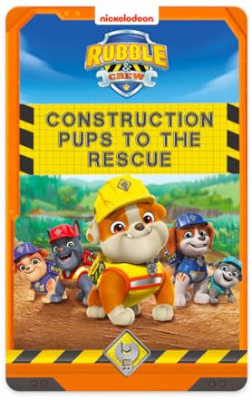 Yoto Rubble and Crew: Construction Pups to the Rescue – Kids Audio Card for Use with Player & Mini All-in-1 Audio Device, Screen-Free Listening with Fun Stories for Playtime Bedtime & Travel, 3+