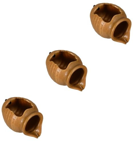 Sosoport 3stücke Keramisches Wasserzirkulations-brunnengefäß Für Innen Und Außenbereich Dekoratives Wasserspiel Mit Hydroponischer Vase Für Gartenlandschaften Und Fischtanks Antike