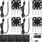JYUDAUFU 4 piezas 40mm × 10mm 4010 USB Ventilador de refrigeración sin escobillas DC 5V 6200RPM con accesorios, para bricolaje/prueba/impresora 3D/carcasa de PC/DVR/CPU/pequeños electrodomésticos