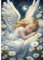 QENSPE Kleiner Engel Diamond Painting Set für Erwachsene, 5D Diamond Painting Gänseblümchen Diamond Art mit Werkzeugen, Kristall Strass Diamant Kunst DIY Handwerk für Home Wand Dekor 30x40 cm