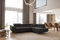 Kaiser Möbel - Ecksofa mit Schlaffunktion - Big Sofa - 275 x 202 cm - Relaxsofa, Verstellbare Kopfstützen, L Form, XXL, mit Bettkasten, Große Liegefläche 125x193 - Falio L Eckcouch Rechts, Graphit