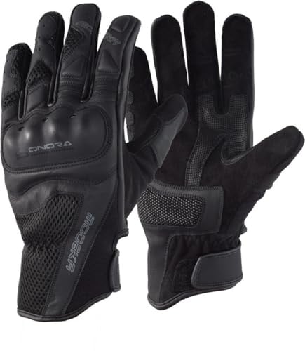 Modeka Sonora Motorrad Handschuhe, schwarz, 7