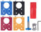 Scharnier Jig Kit Blau Rot Gelb Schwarz Drill Guide Holzbearbeitung Loch Opener Tür Schrank 35mm