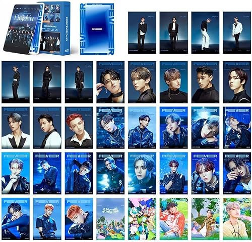 KWIBYBGS 54Pcs Ateez Fotokarten Ateez Merch K-Pop Merchandise Fotokarten