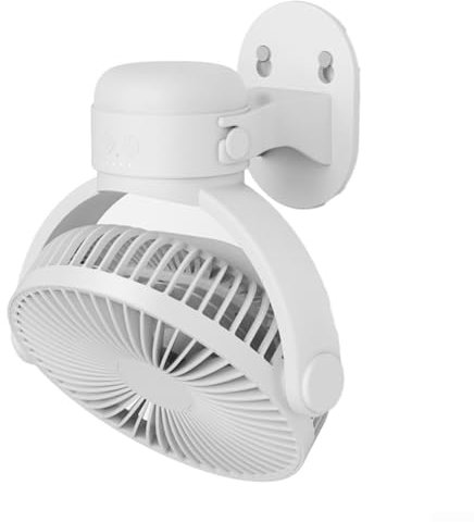 Wandventilator mit kompaktem Design, wiederaufladbarem Akku und einstellbarem Luftstrom für den Heimgebrauch