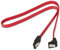 Watio Wave Sata - cable de datos rojo de 0.5 m, ideal para transferencias rápidas, flexible y resistente, con conectores SATA para dispositivos. *