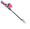 Set di canna da pesca per bambini, canne da pesca telescopiche portatili per bambini, kit di canna da pesca per principianti, con mulinello da 34 cm a 130 cm (rosa)