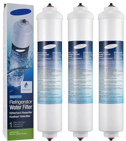 JKDND DA29-10105J Refrigerator Freezer Water Filter Compatible With Samsung DA99-02131B HAFEX/EXP Refrigerator Water Filter(3pcs)