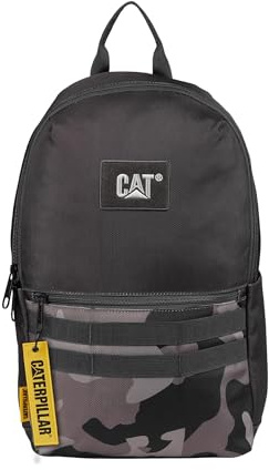 Caterpillar CAT Gobi 84350-657 Tagesrucksack – Kompakter Stadtrucksack für Herren & Damen – Robuster Laptop-Rucksack & Freizeit-Bag – Charcoal Camo – Grau Camouflage