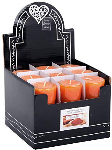 18 Votivkerzen Duftkerzen Kerze Stumpe Bratapfel Vanille Zimt Rose Tea Fresh Linen (Zimt)