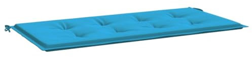 vidaXL Gartenbankauflage, Bankauflage Sitzkissen Outdoor, Polsterauflage Auflage für Gartenbank, Bankpolster Bankkissen, Blau 120x50x3cm Oxford-Gewebe