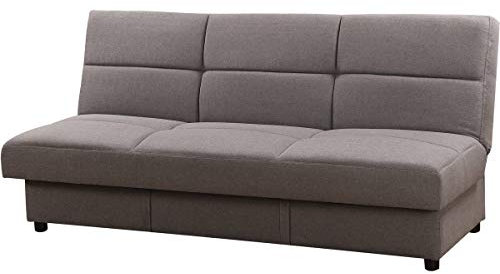 Habitat et Jardin Canapé Clic-Clac Enzo - 185 x 84 x 85 cm - 3 Places - Gris