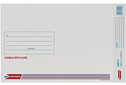 Bubble Lined Envelope Size 9 300x445mm White (Pack of 50)