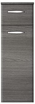 PELIPAL Trentino Highboard/Graphit / 30 x 90,5 x 33 cm