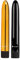 Deluxe 2er Set Klassik-Vibratoren, edle klassische Vibratoren mit stufenloser Multi-Speed Geschwindigkeit in gold und schwarz, von Venize