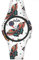 Doodle Watch Damenuhr Nature Mood Tattoouhr Schmetterling Blumen Sterne Weiss DO35010