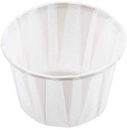 We Can Source It Ltd - Compostable Paper Souffle Cup Portion Pots, Paper Ramekin Sauce Pots 1oz, 1000 Pieces