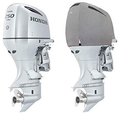 Oceansouth wasserdichte und belüftete Abdeckung für Honda Außenborder von BF2.3 bis BF250 (HONDA V6 3.6L BF250 VENTED COVER (2011>))