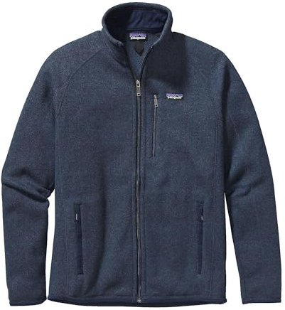 Patagonia, Better Sweater™, Stapel Mit Reißverschluss, Neue Navy., L, Mann