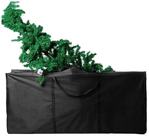 RRigo Aufbewahrungstasche für Terrassenmöbel, für draußen, Garten, wasserdicht, leicht, Handtasche, Polster, Tasche, Schwarz (M: 122 x 39 x 55 cm)