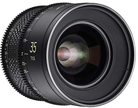 XEEN CF Cinema 35mm T1,5 Sony E Mount Vollformat – professionelles Cine-Objektiv – Carbon Linsenzylinder – extrem kompakt und besonders leicht, schwarz, 22858