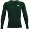 Under Armour Men's Armour HeatGear Compression Long-Sleeve T-Shirt, Forest Green (301)/White, Medium