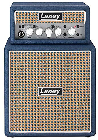 Laney MINIST-B-LION - Amplificador ministack bluetooth estéreo Lionheart 2 x 3 W, color azul