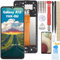 YHX-OU 6.5 Schwarz+Rahmen Display Für Samsung Galaxy A12 A125F SM-A125F/DSN A125M A125U LCD Display Touchscreen Ersatz Bildschirm Glas Assembly mit Werkzeug+ 1 Stück Schutzfolie