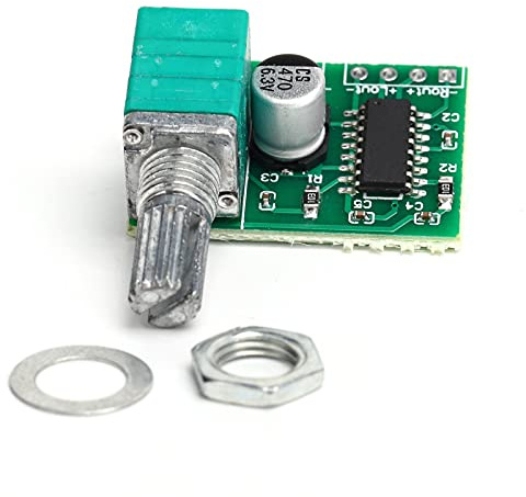 Annadue Power Amplifier Board with Switch USB Powered, 5V DC Mini Digital Power Amplifier Board Module, Suitable for Power Amplifier Enthusiasts. GF1002 3W+3W