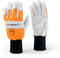 Rotatech Chainsaw Leather Safety Gloves Forestry Protection – Classic – Class 0 (Size 8 / Small)