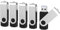 16 GB USB 3.0 Flash Drive 5 Pack, KOOTION USB 3.0 Memory Stick with LED Indicator Swivel Thumb Drives Bulk U Disk 16 GB Pendrive Jump Drive Zip Drive for Data Storage (16 GB, 5 Pack, Black)