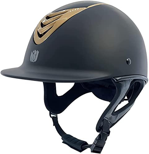 ZLYJ Reitkappe Reiterhelm Unisex Jugend, Jugend Trendiger Reiterhelm Mit Einstellrad, Reithelm Kinder Mädchen Und Frauen, Schützen Sie Die Sicherheit Von Reitbegeisterten A,Large