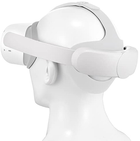 Soarking Elite Head Strap Improve Replacement for Quest 2 Advanced All-in-One Virtual Reality Headset Accessories(White)